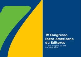 7º Congresso Ibero-americano de Editores