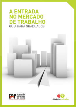 A Entrada no Mercado de Trabalho
