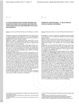 A PTGo DiAGNosTIcA MAIOR N&uacute;MERo DE DoENTEs NUMA
