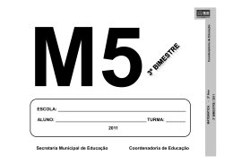 5&ordm; ano - BIO NA REDE