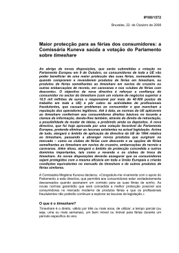 Maior protec&ccedil;&atilde;o para as f&eacute;rias dos consumidores: a