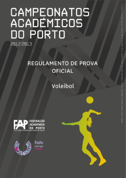 rpo cap voleibol 2012 2013 - Federa&ccedil;&atilde;o Acad&eacute;mica do Porto