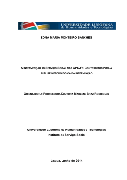 EDNA MARIA MONTEIRO SANCHES Universidade