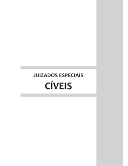 JUIZADOS ESPECIAIS C&Iacute;VEIS