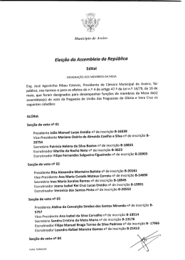 Eleição da Assembleia da República