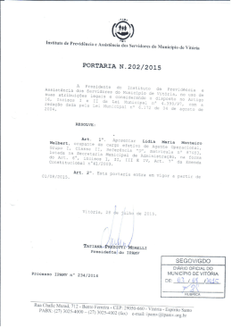 portaria n&ordm; 202/2015