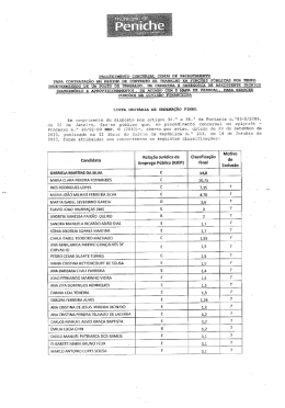 PROCEDIMENTO`OONOURSAL OOMUM DE RECRUTAMENTO