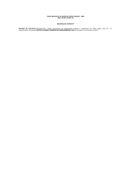Rescisão de Contrato?PP016/201404 - Objeto
