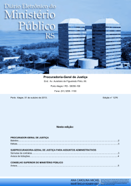 Procuradoria-Geral de Justi&ccedil;a - Minist&eacute;rio P&uacute;blico