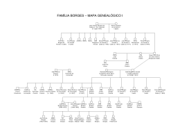 FAM&Iacute;LIA BORGES &ndash; MAPA GENEAL&Oacute;GICO I