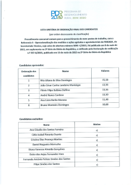 PROGRAMA DE DESENVOLVIMENTO RURAL 2014