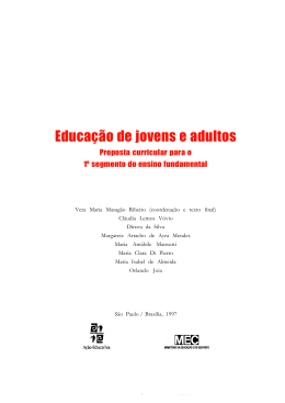 Ed. Jovens e Adultos