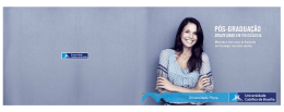 P&Oacute;S-GRADUA&Ccedil;&Atilde;O - Universidade Cat&oacute;lica de Bras&iacute;lia