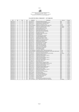 PAGAMENTOS PRECATORIOS/RPV – OUTUBRO/2012