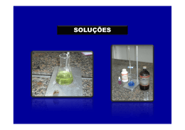 massa da solução