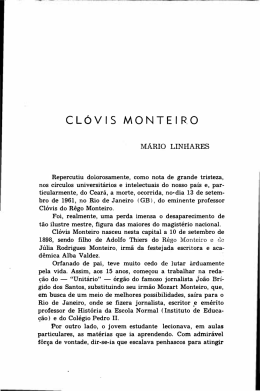 Clóvis Monteiro - Mário Linhares
