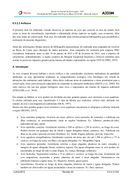 II.5.2.3 Avifauna O presente item foi elaborado visando