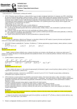 EXTENSIVO 2013 Disciplina: Qu&iacute;mica Professor: Thiago Altair