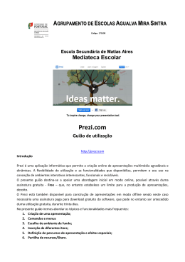 Gui&atilde;o de utiliza&ccedil;&atilde;o PREZI vers&atilde;o 2014 15