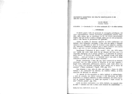 Elemento Subjetivo no Delito Continuado e no