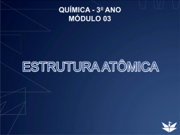 ESTRUTURA AT&Ocirc;MICA
