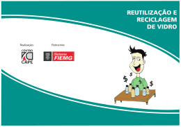 REUTILIZA&Ccedil;&Atilde;O E RECICLAGEM DE VIDRO