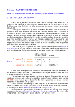 1. ESTRUTURA DO &Aacute;TOMO
