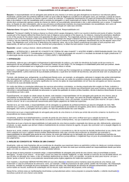 REVISTA &Acirc;MBITO JUR&Iacute;DICO &reg; A responsabilidade civil do