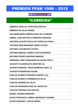 PREMIOS FPAK 1998-2012
