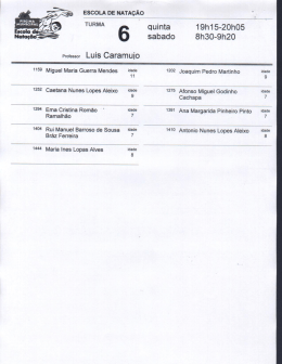 TURMA 6 quinta 19h15-20h05