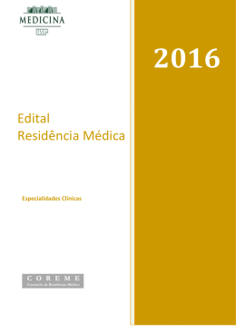 Especialidades com Pr&eacute;-requisito em Cl&iacute;nica M&eacute;dica