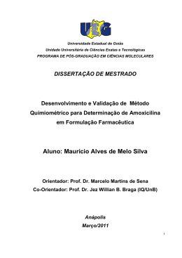 Aluno: Maur&iacute;cio Alves de Melo Silva - UnUCET