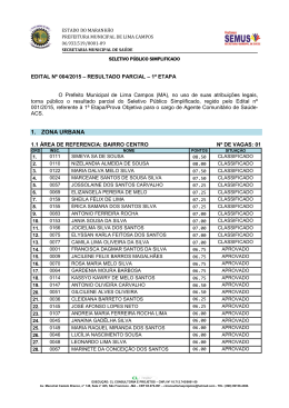 1. ZONA URBANA - CL Consultoria e Projetos