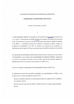 MESTRADO INTEGRADO EM ENGENHARIA BiOLÓGICA