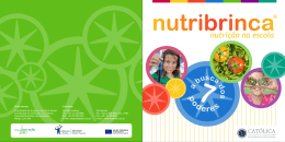 Folheto do Projecto Nutribrinca