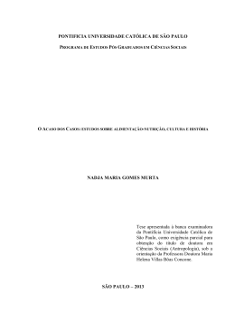 PONTIFICIA UNIVERSIDADE CAT&Oacute;LICA DE S&Atilde;O PAULO NADJA