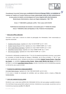 Direção Municipalde Recursos Humanos Rua do Bulhào n" 192