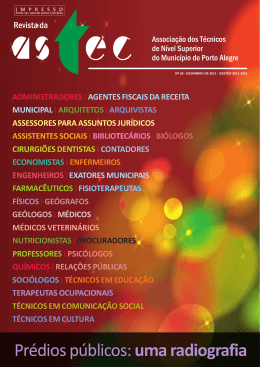 Pr&eacute;dios p&uacute;blicos: uma radiografia