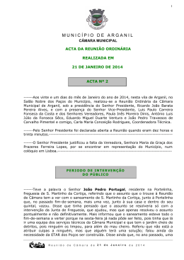 Acta n.&ordm; 2 de 21.01.2014
