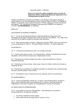 CONSUNI - Secretaria dos Conselhos Superiores