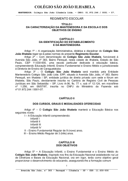- Col&eacute;gio S&atilde;o Jo&atilde;o Ilhabela