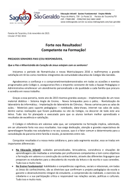 Forte nos Resultados! Competente na Forma&ccedil;&atilde;o!