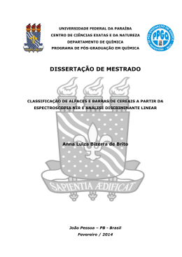 DISSERTA&Ccedil;&Atilde;O DISSERTA&Ccedil;&Atilde;O DE MESTRADO MESTRADO