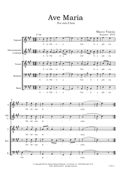 Finale 2009 - [Ave Maria for mixt Choir (by Marcos Vinicius
