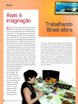Asas à imaginação / Trabalhando Brasil afora / Brincando