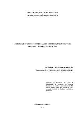 Trabalho Completo - Universidade de Rio Verde