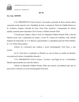 Textos - Assembléia Legislativa da Bahia