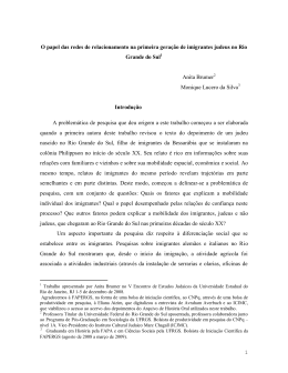 I. A identidade judaica em questão - instituto cultural judaico marc