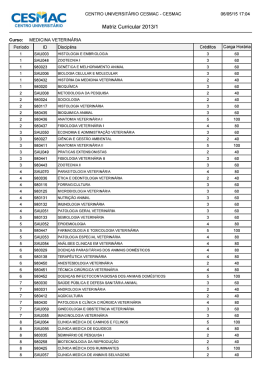 Estrutura Curricular Clique para baixar