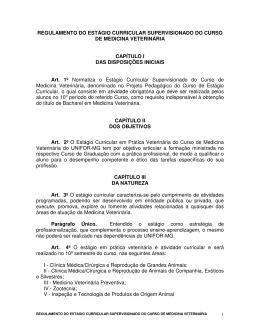 Regulamentos Estágio - Centro Universitário de Formiga